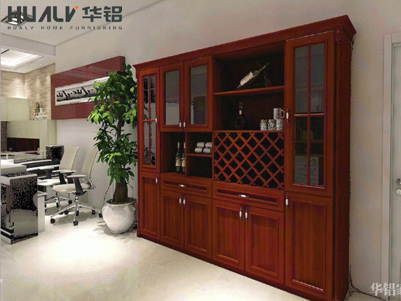 All aluminum wine cabinet