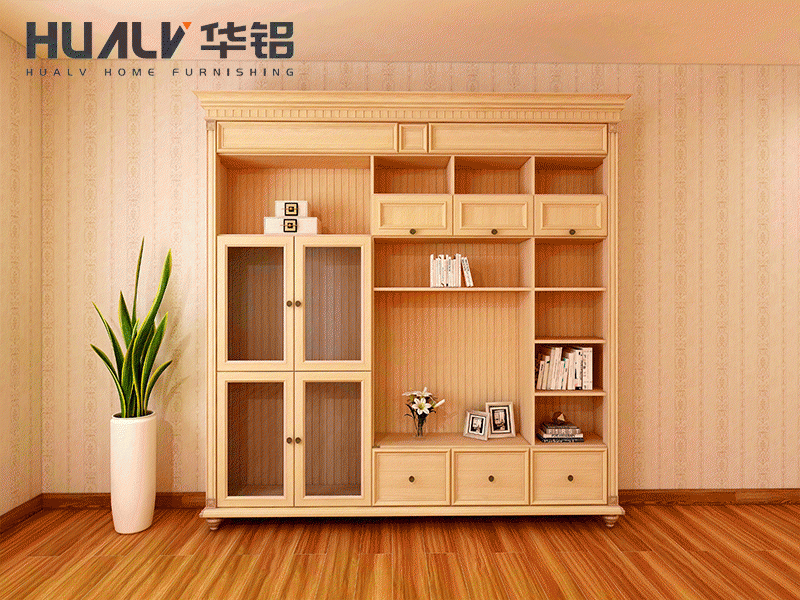 All aluminum bookcase